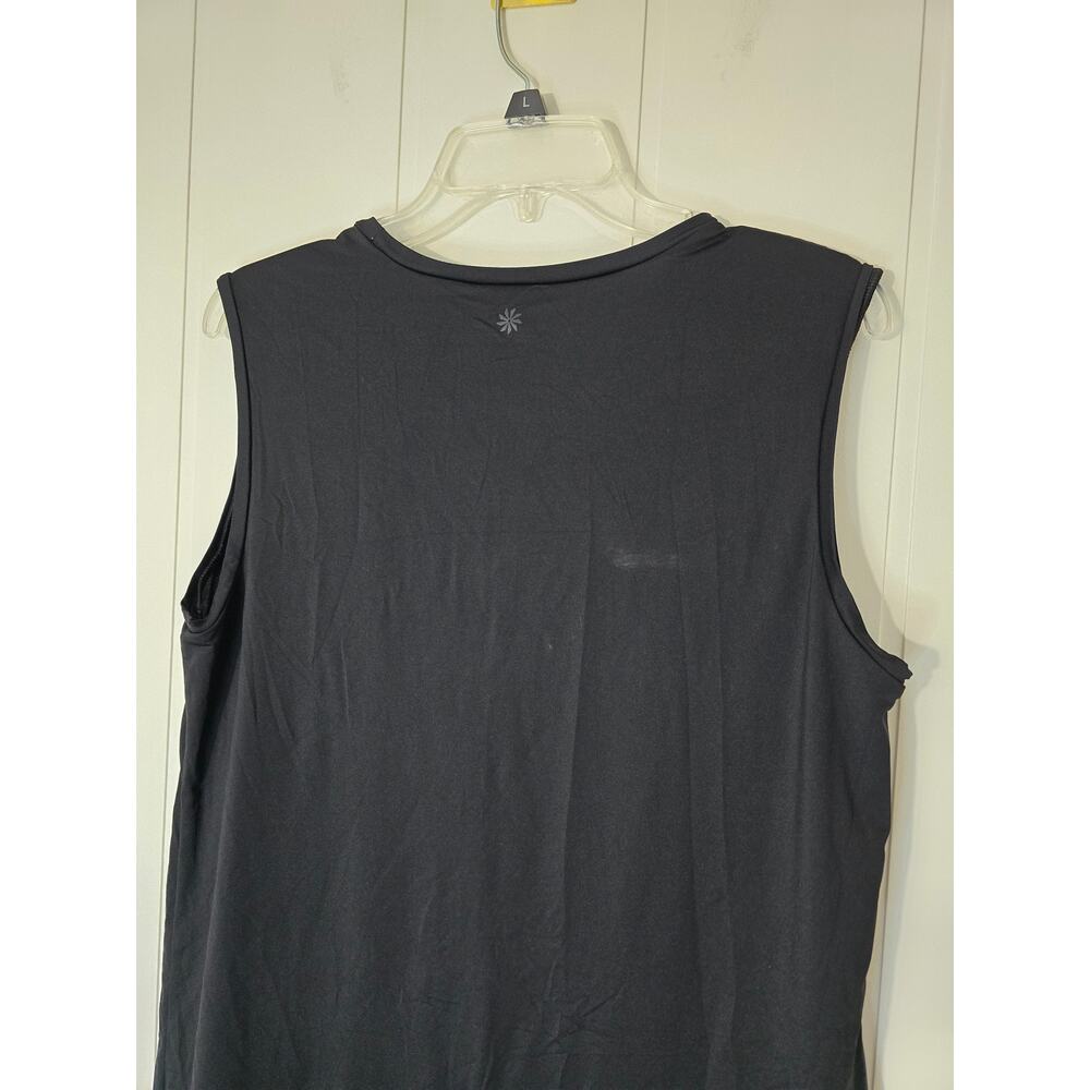 Athleta Sunlover UPF Protection Sundress Sleeveless Black Summer Dress Size M - Picture 3 of 11